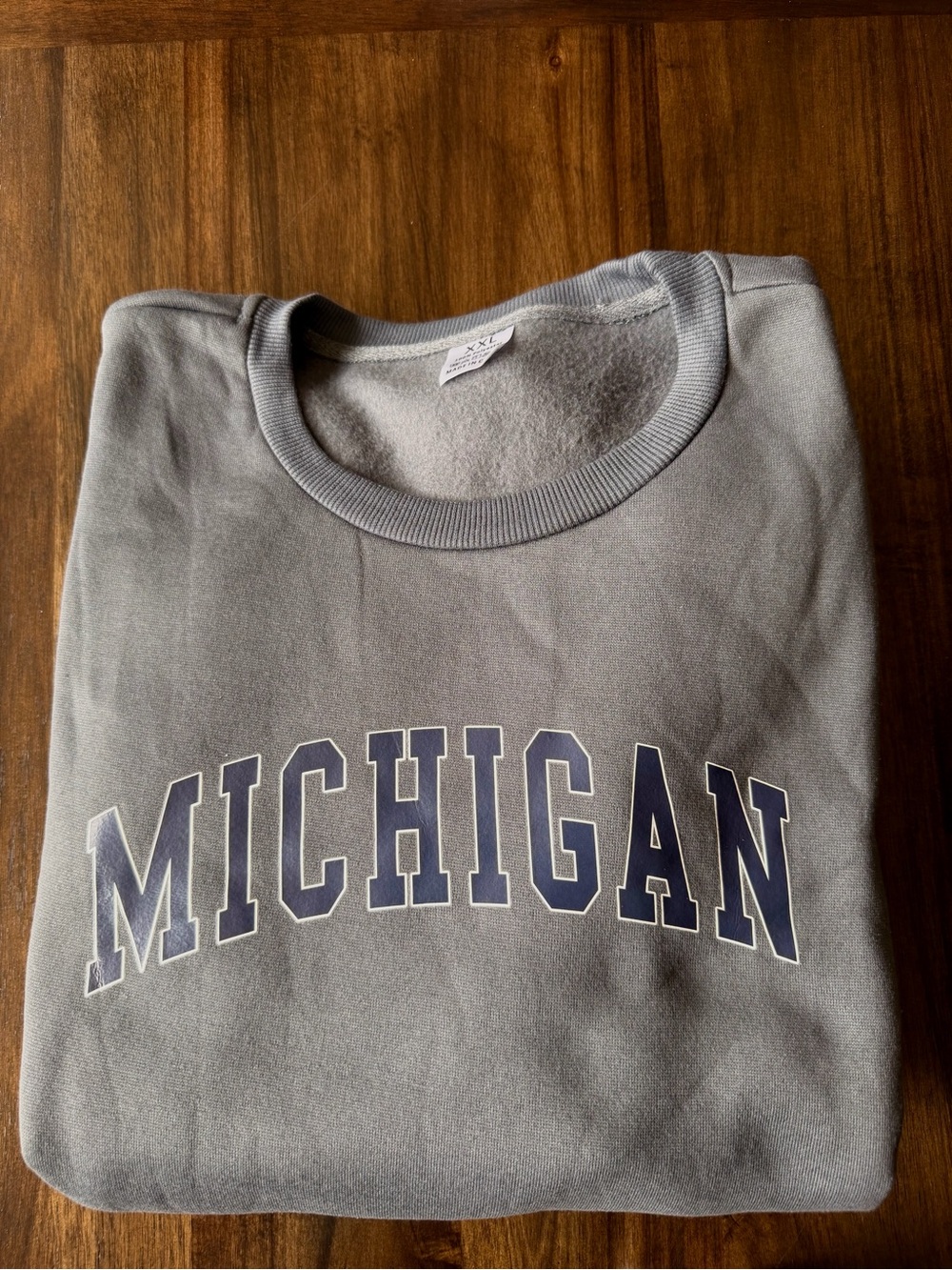 MICHIGAN LIGHTWEIGHT CREW NECK SWEATSHIRT XXL